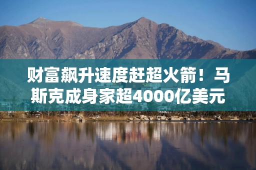 财富飙升速度赶超火箭！马斯克成身家超4000亿美元“全球第一人”